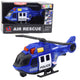 Police Helicopter With Crane Lights Sounds Blue