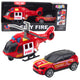 Set: Helicopter Fire Truck Fire Department Lights Sounds