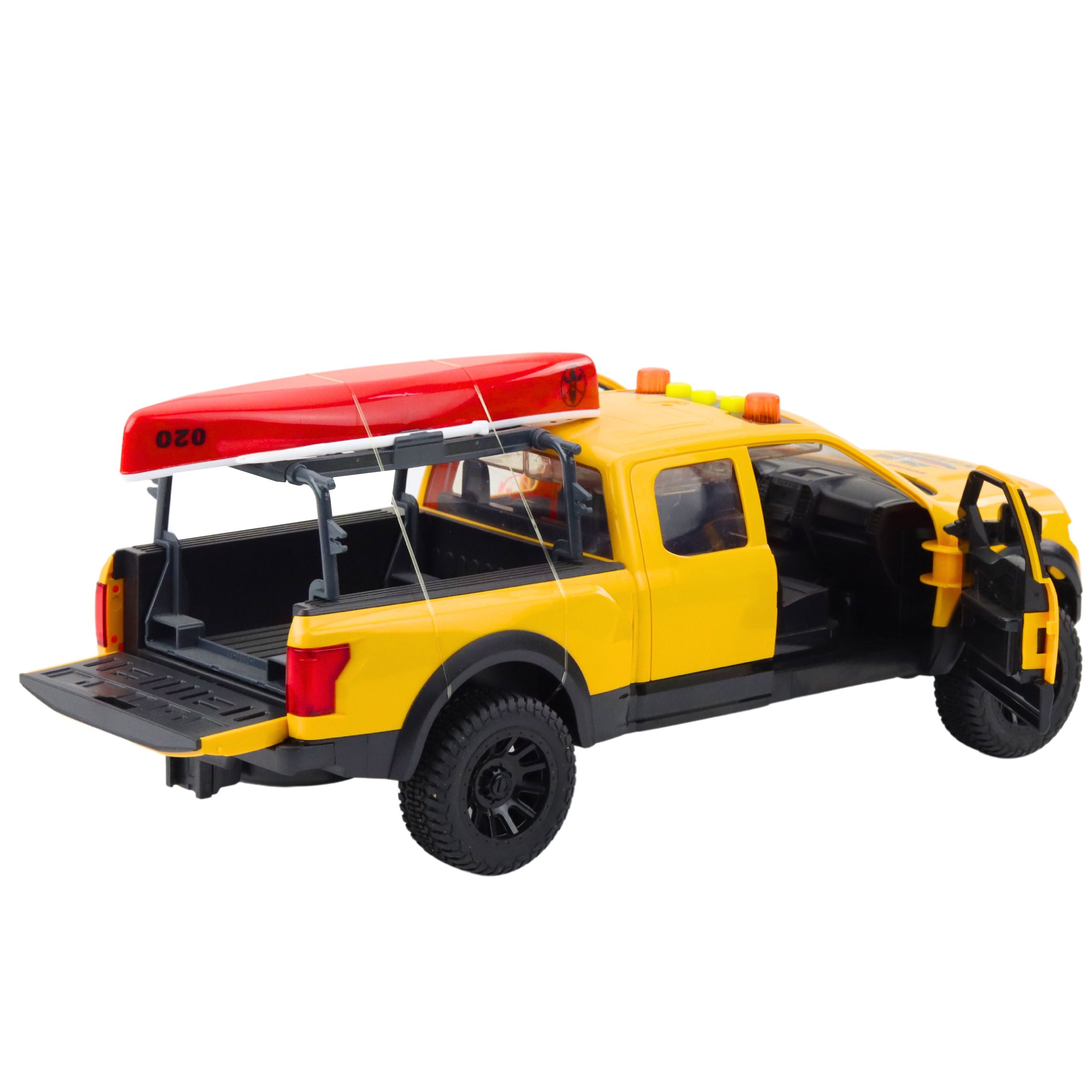 Off-road Vehicle Kayak Transport Lights Sounds Yellow