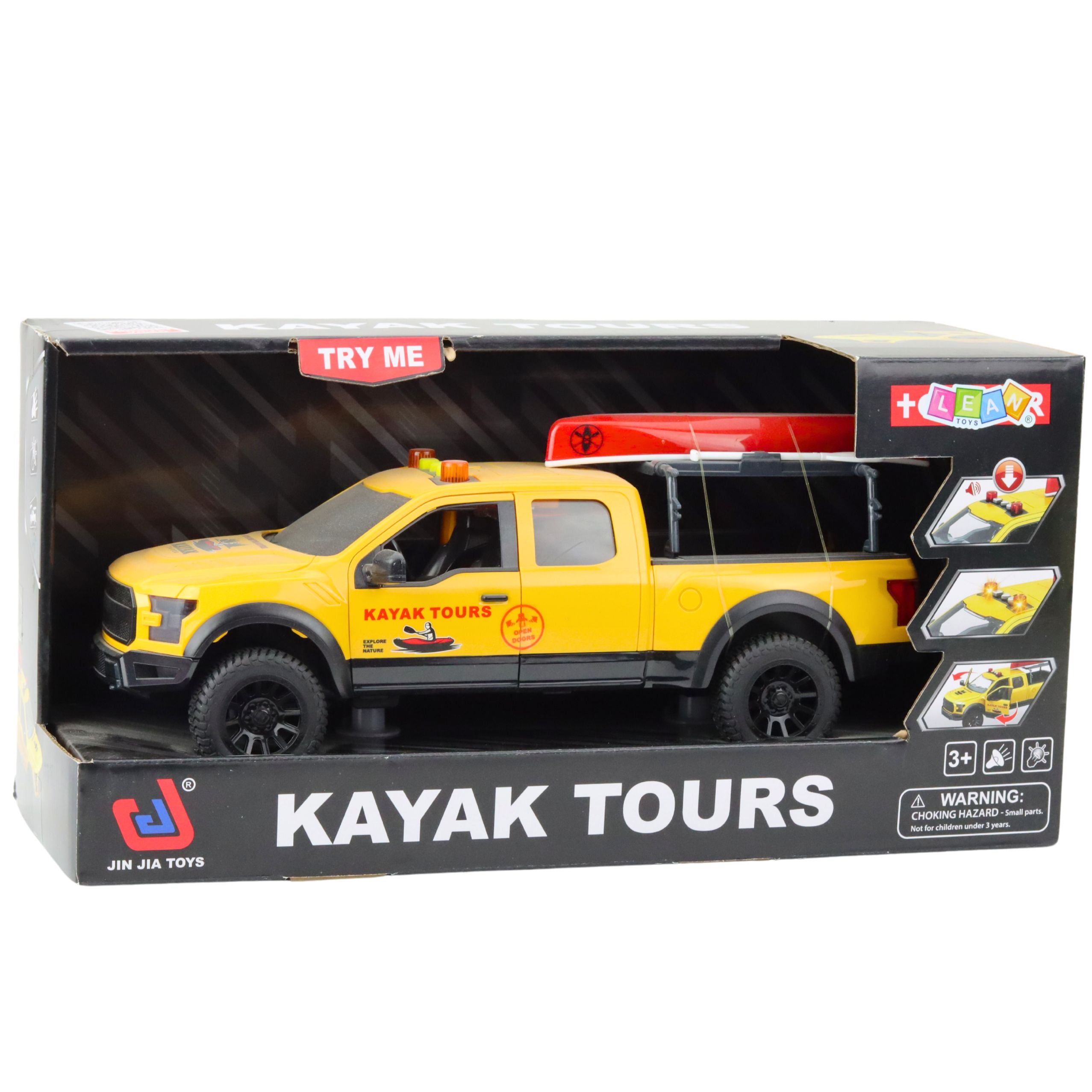 Off-road Vehicle Kayak Transport Lights Sounds Yellow