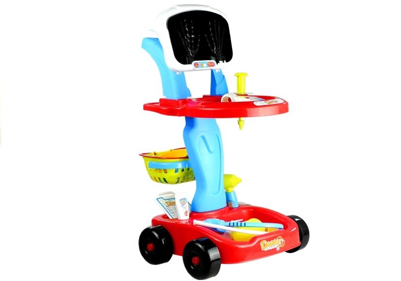 Medical Cart With Accessory 22 Elements - Multi-colour