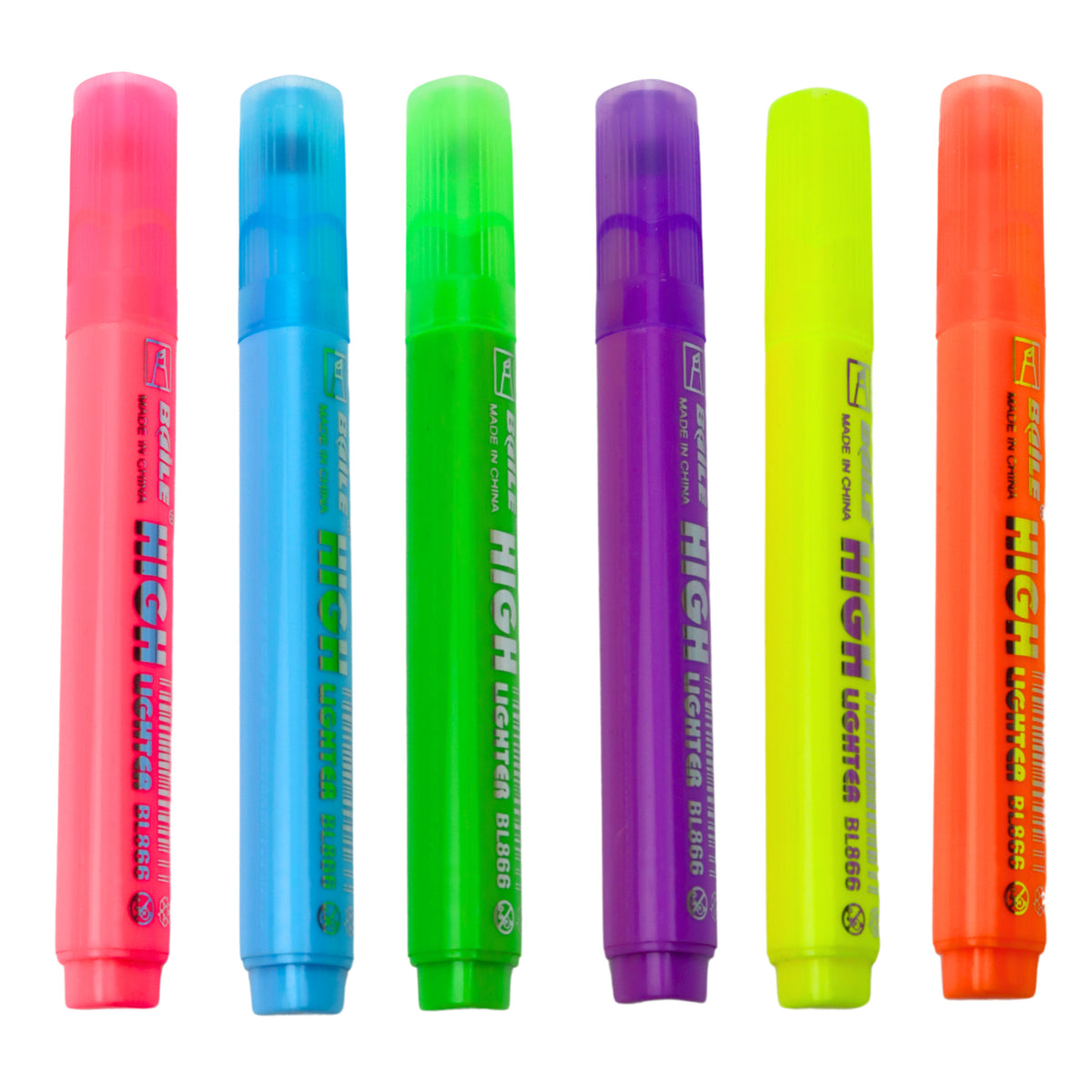 Highlighter Set School Office Colorful Neon 6pcs.