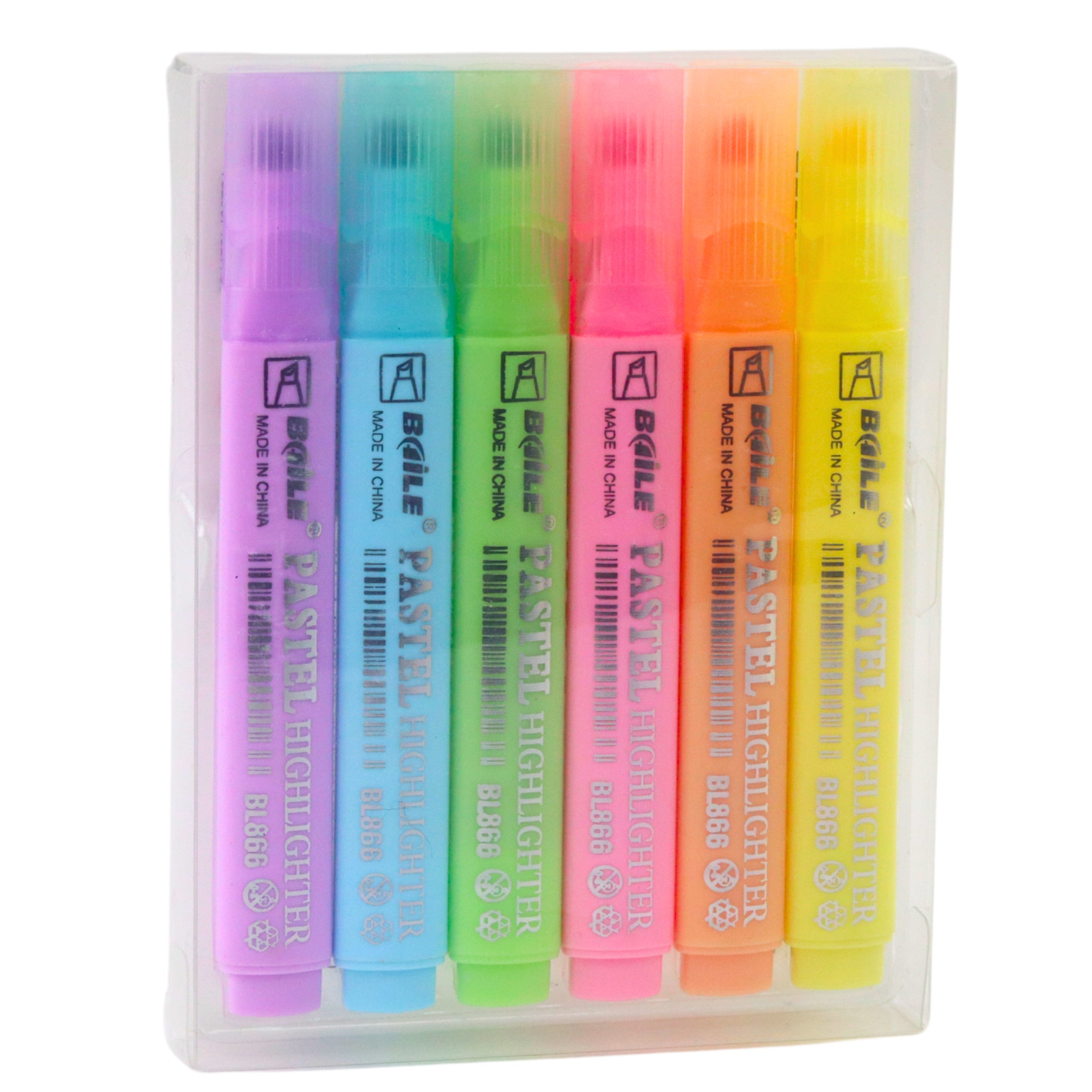 Highlighter Set School Office Colored 6pcs.