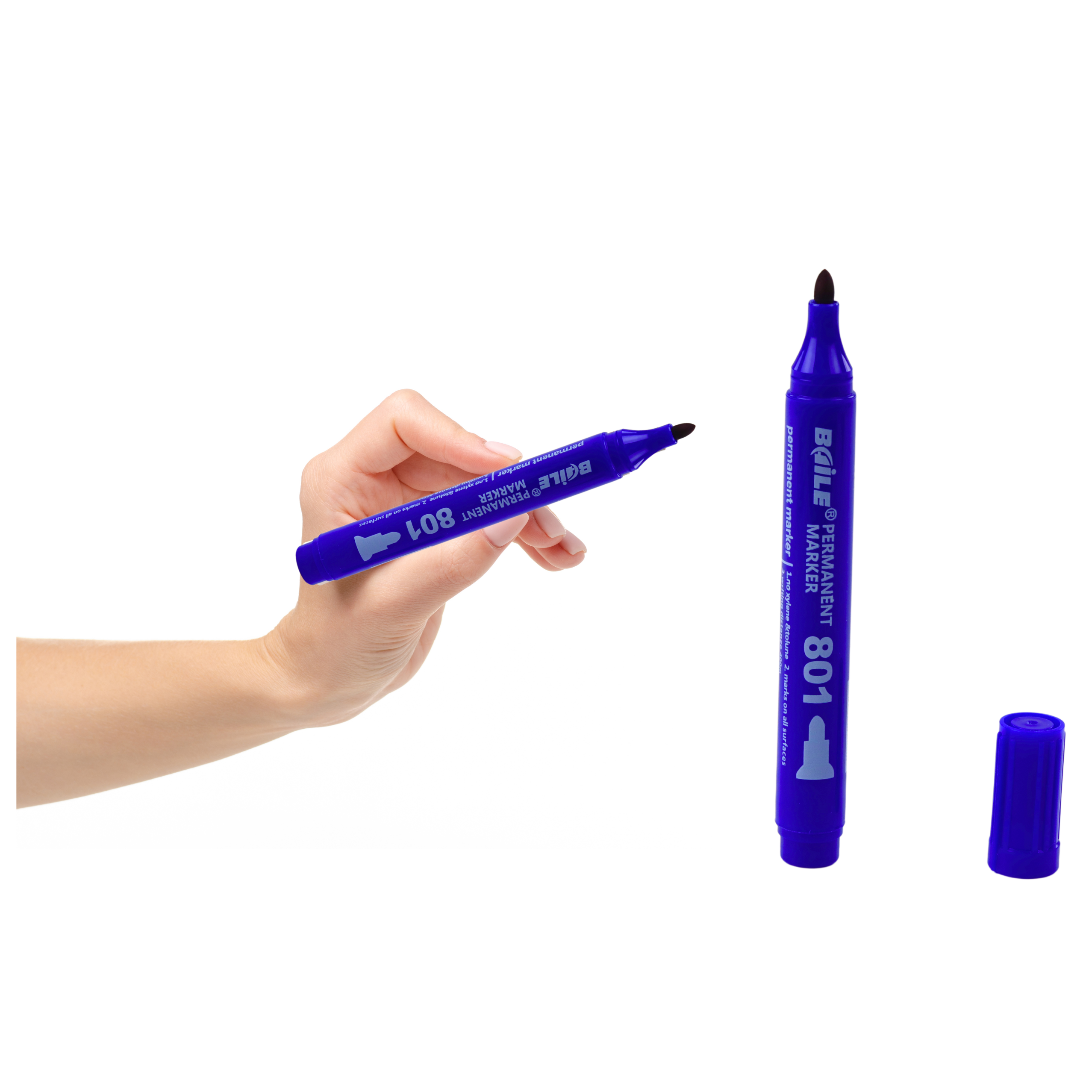 Permanent Marker Waterproof Blue 2.5-4.5 Mm