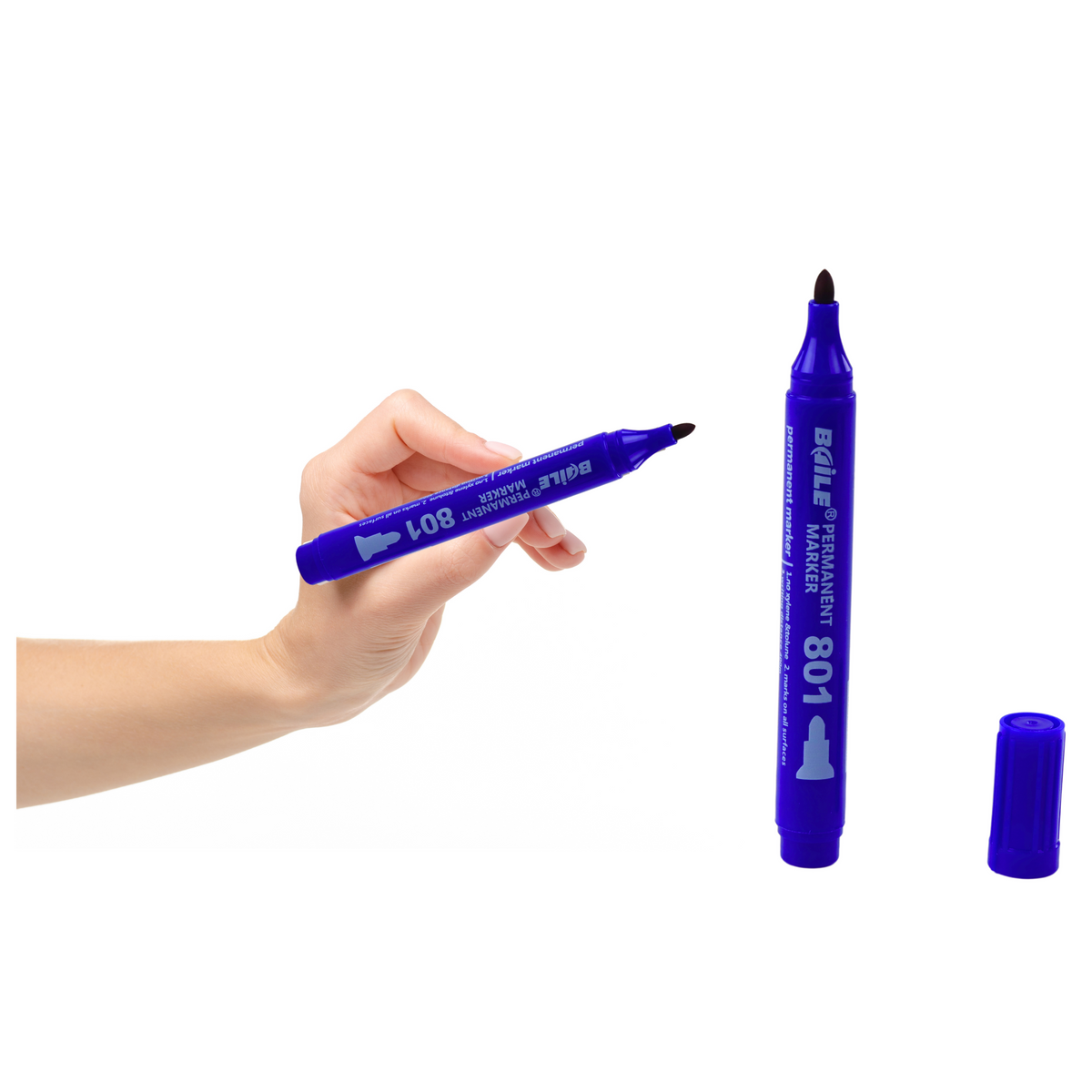 Permanent Marker Waterproof Blue 2.5-4.5 Mm