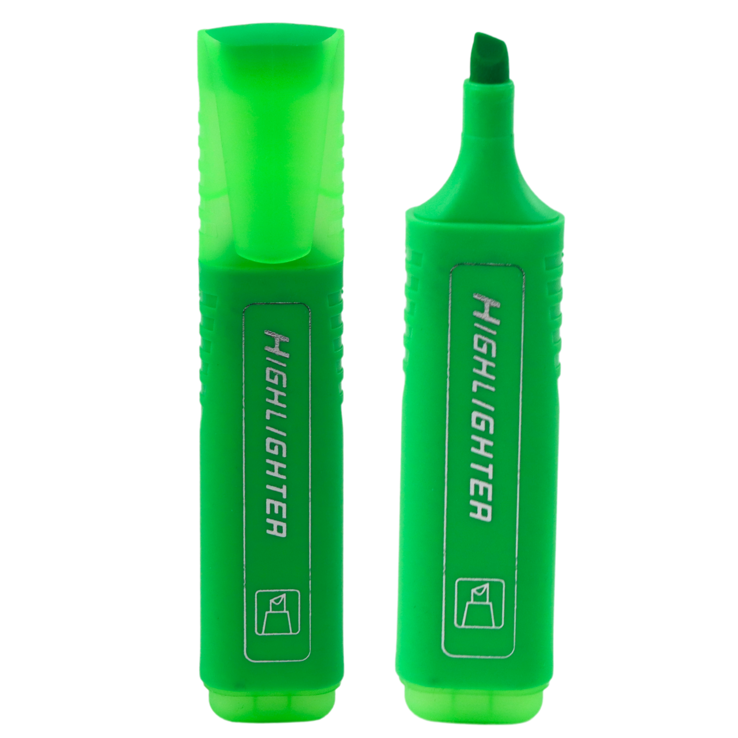 Highlighter Marker For Notes School Office Neon Intense Green