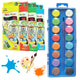 Set Of Watercolor School Paints 16 Colors Brush