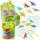 Set Of 6 School Dinosaurs Erasers