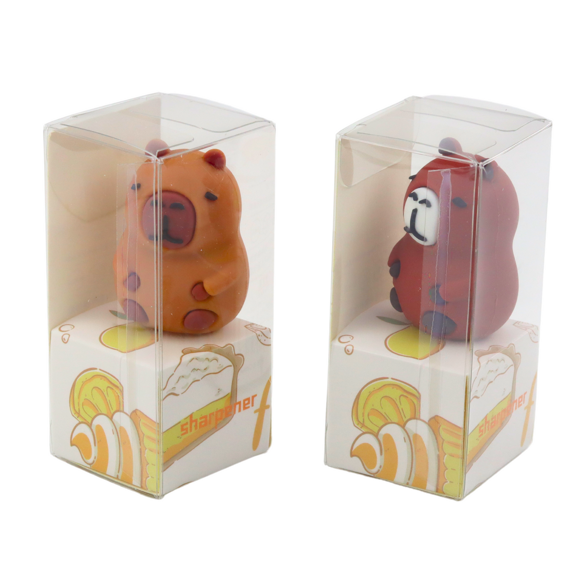 Orezávatko na tenké ceruzky Školská kancelária Capybara Brown