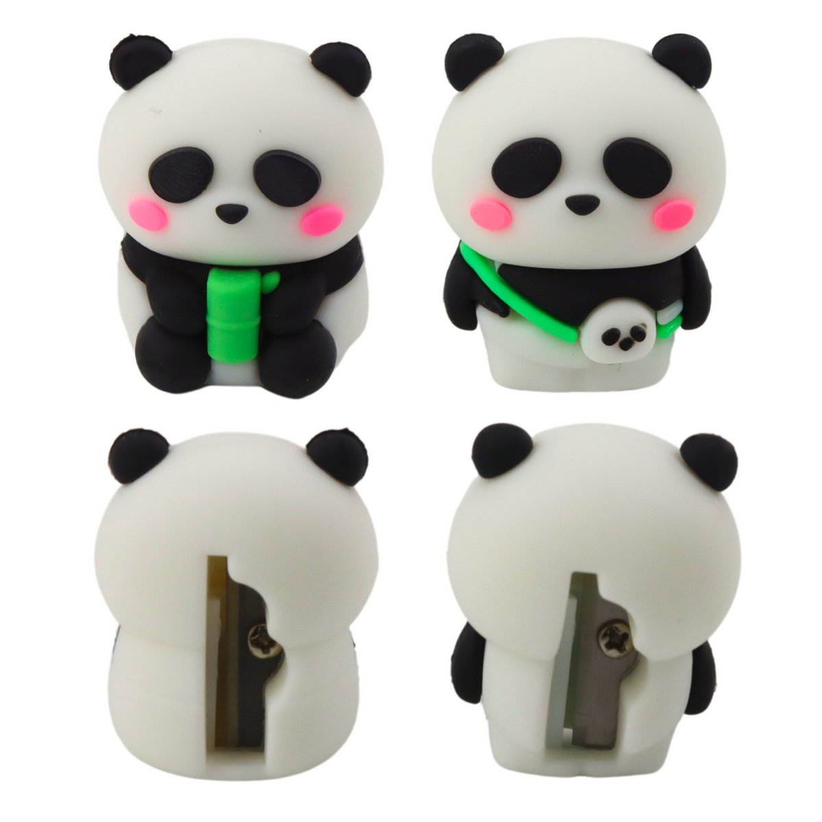 Apontador para lápis finos lápis escola escritório panda