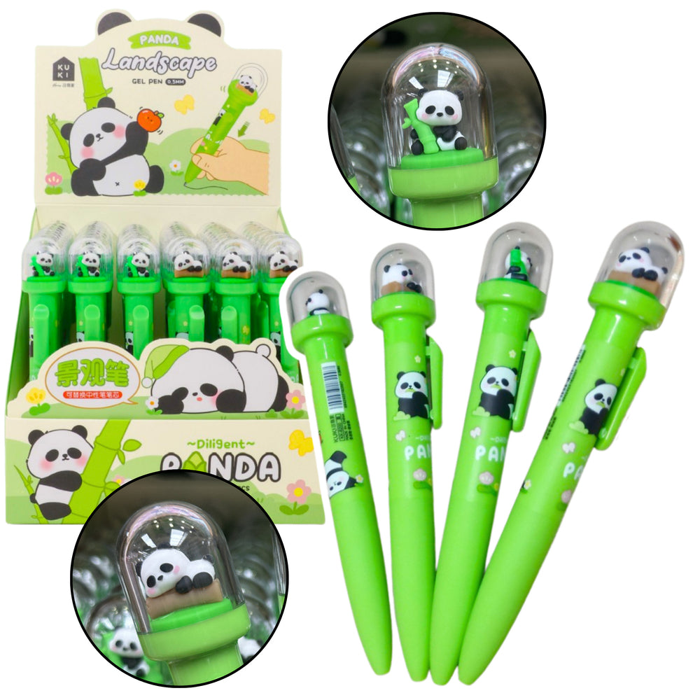 Green Panda Gel Pen Dome Modrý inkoust 0,5 mm