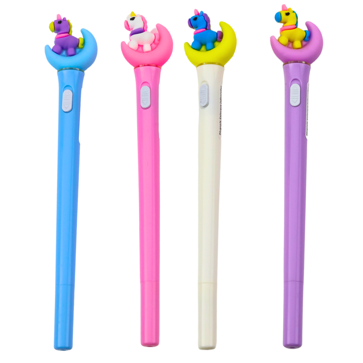 Unicorn On The Moon Glödande Kulspetspenna Blå Bläck 0,7 mm Mix