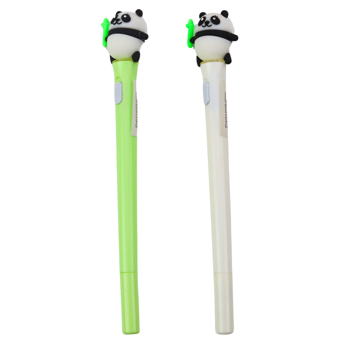 Panda Ballpoint Pen Glowing Blue Ink Green White