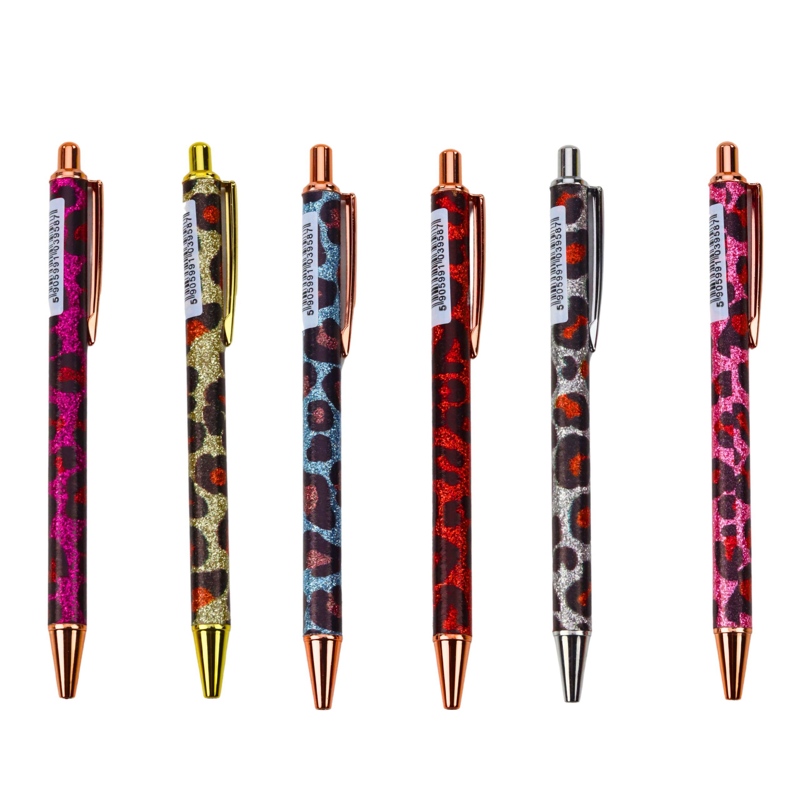 Metal Ballpoint Pen Automatic Panther Blue Ink 1.0mm