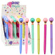 Large Pearl Ballpoint Pen Rotating Mechanism Blue Ink 1.0mm Mix