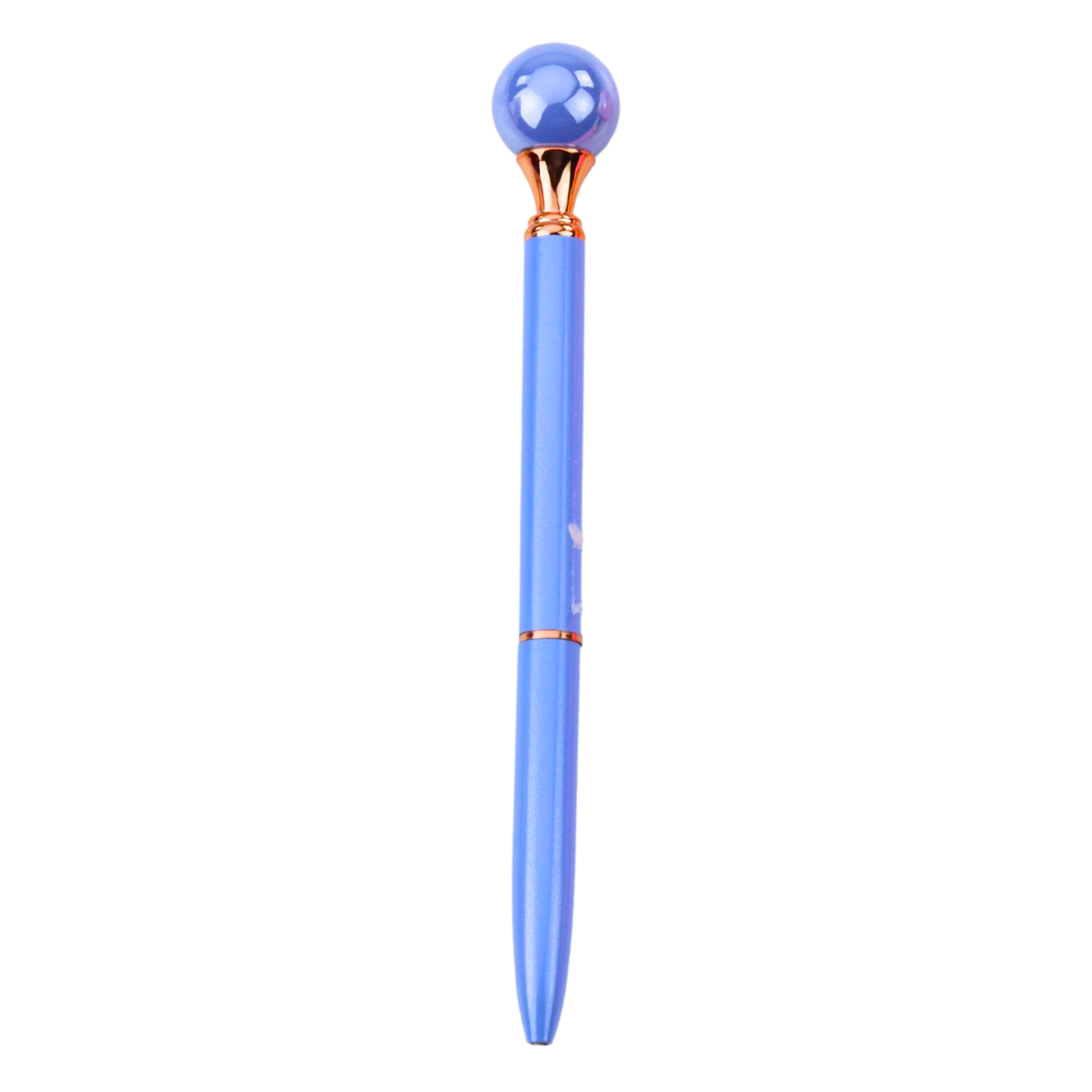 Large Pearl Ballpoint Pen Rotating Mechanism Blue Ink 1.0mm Mix