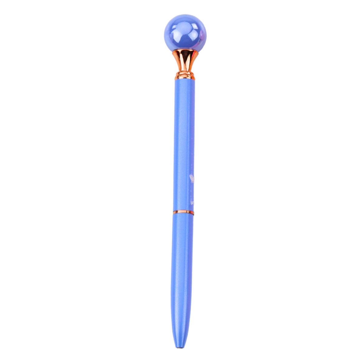 Large Pearl Ballpoint Pen Rotating Mechanism Blue Ink 1.0mm Mix