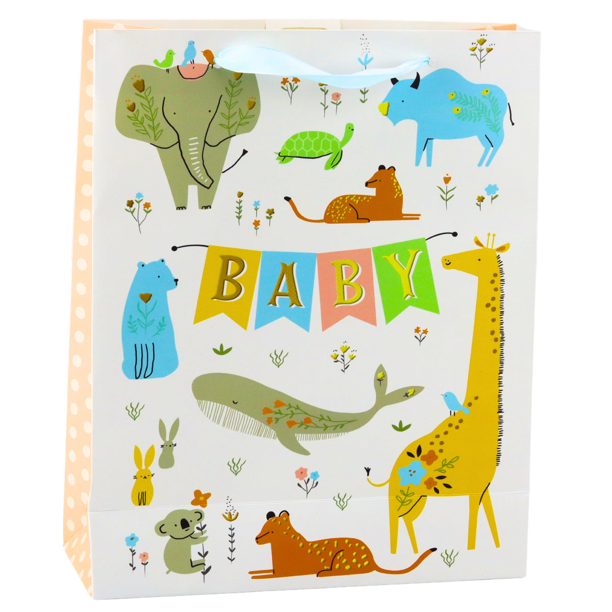 Darčeková taška s nápisom Baby Animals 32 X 26 X 10 cm