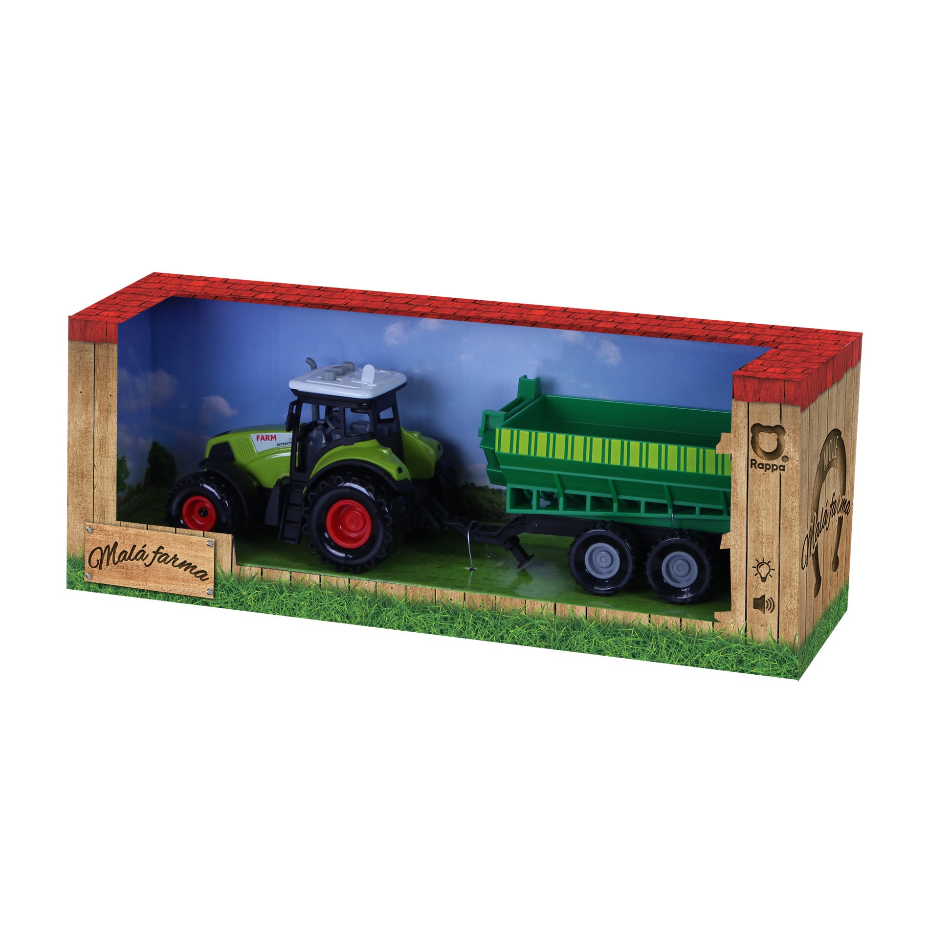 Tractor din plastic cu siding