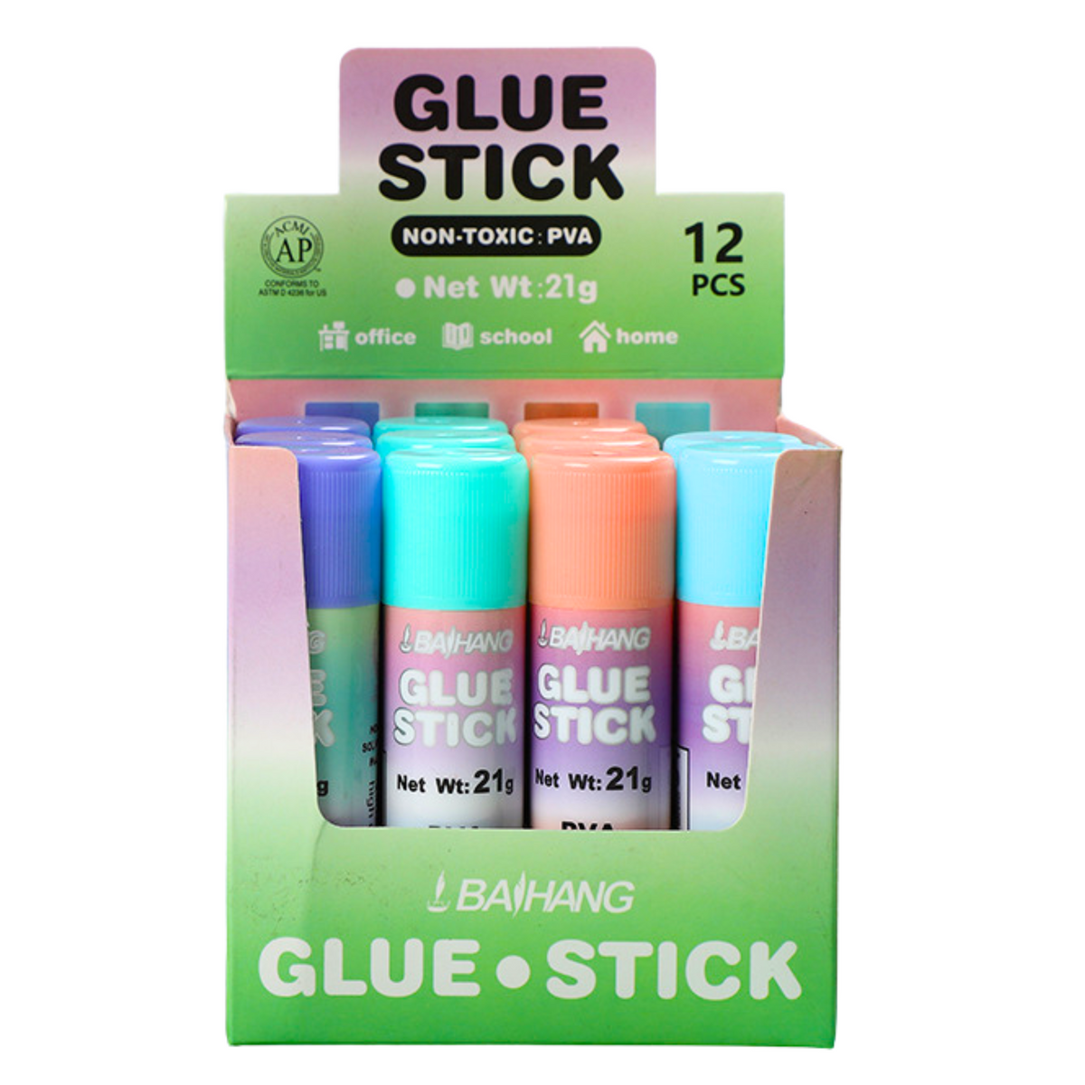 Лепило Стик School Office Pastel 21гр
