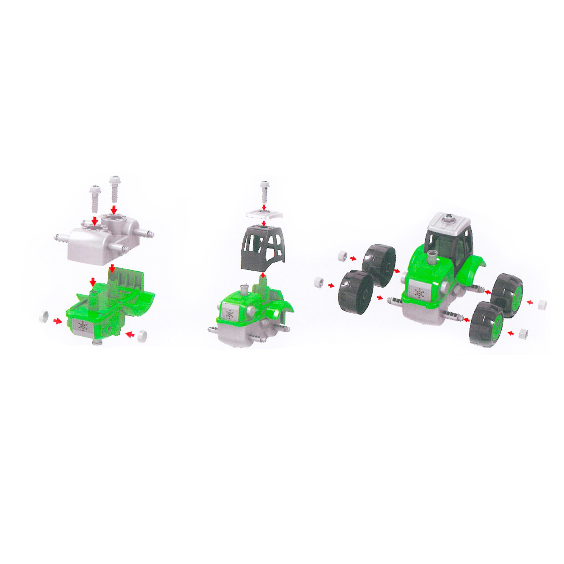 Schroeven Tractor Met Gevelbeplating