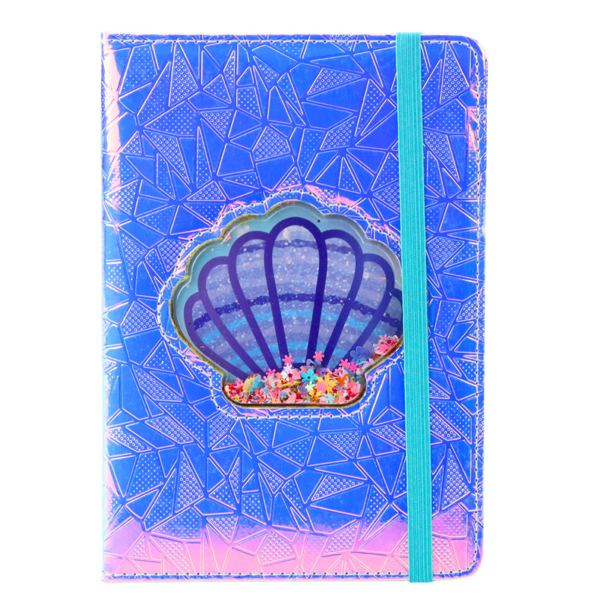Notebook Notebook Lined Shell With Confetti Holographic A5 70 Sheets