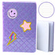 Lined Notebook Glitter Patches Purple B6 80 Sheets