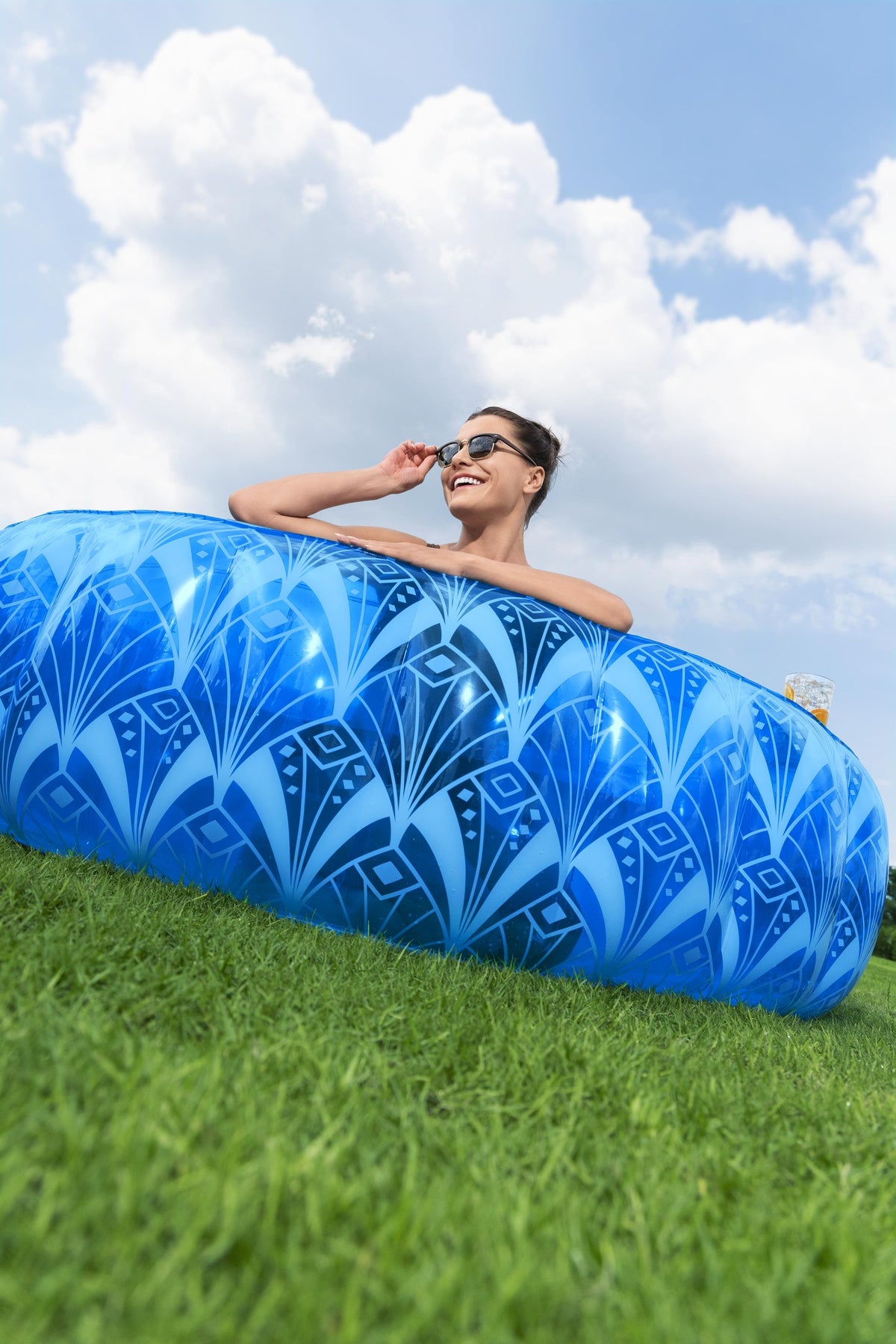 Uppblåsbar pool 168 X 53 Cm Blue Bestway 54479