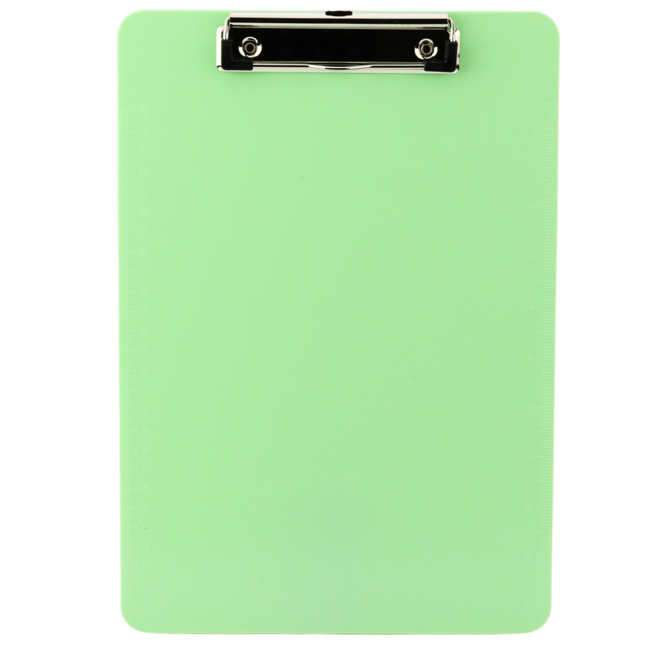 Clipboard Board Writing Ruler A4 Plastic Green