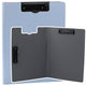 Board With Cover Two Clips A4 Plastic Light Blue