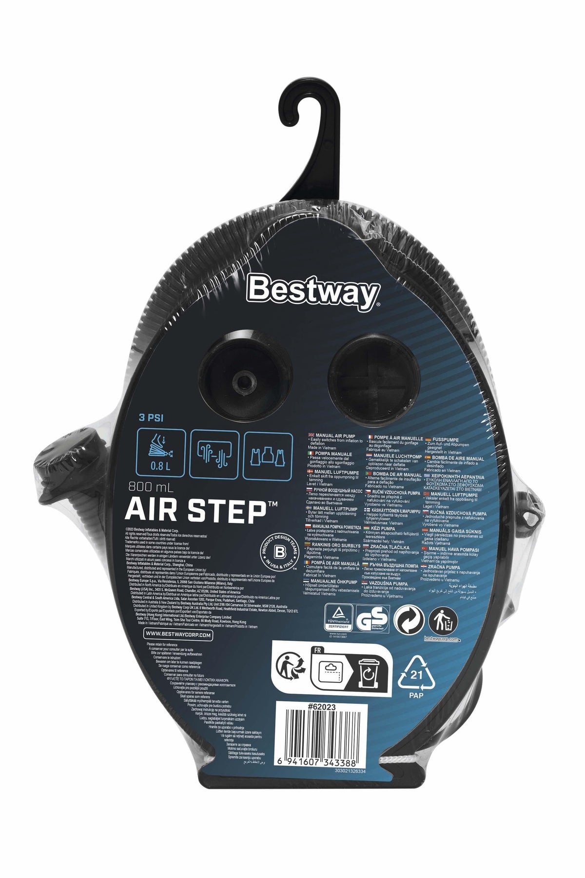 Foot Pump 23cm X 15cm Bestway 62023