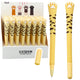 Cat Paw Gel Pen Blue Ink Cap Stripes Yellow 16.5cm
