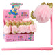 Gel Pen With Pink Pompom Cap And Blue Ink 17cm 0.5mm