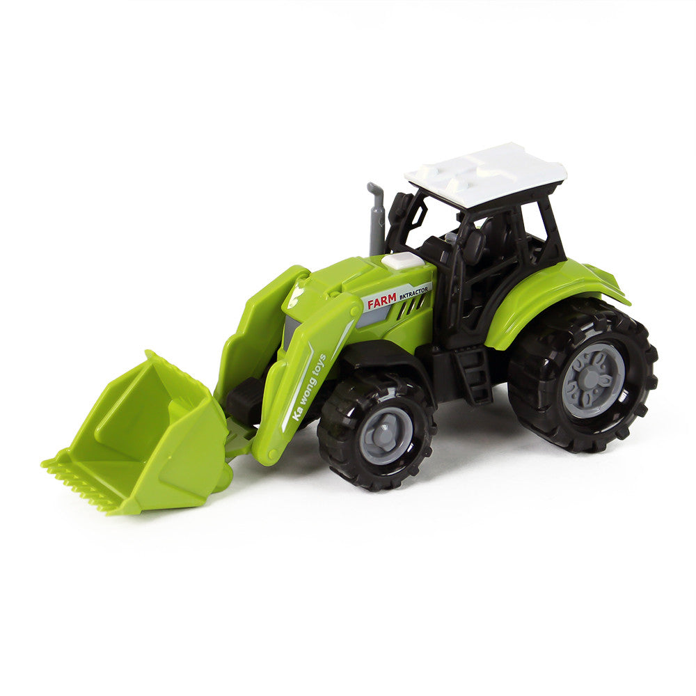Tractor Met Een Lepel Geluid En Licht