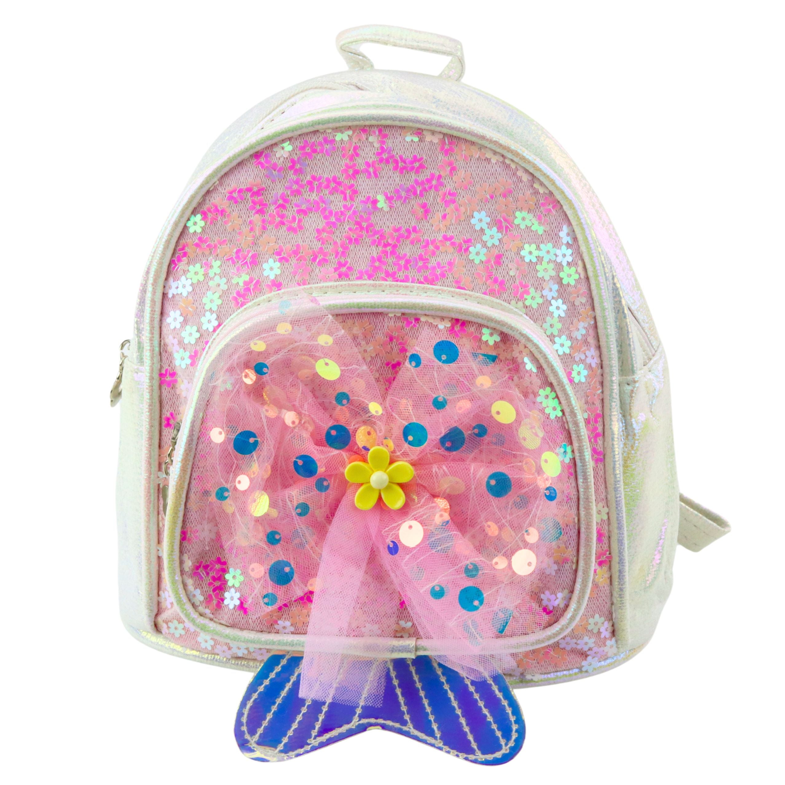 Detský batoh Flitre Tyl Mašľa Biela 20cm 3,8l