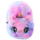 Children's Plush Unicorn Backpack Blue And Pink Pastel 20cm 3l