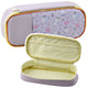Children's School Pencil Case With Bunnies Roomy Purple 24cm