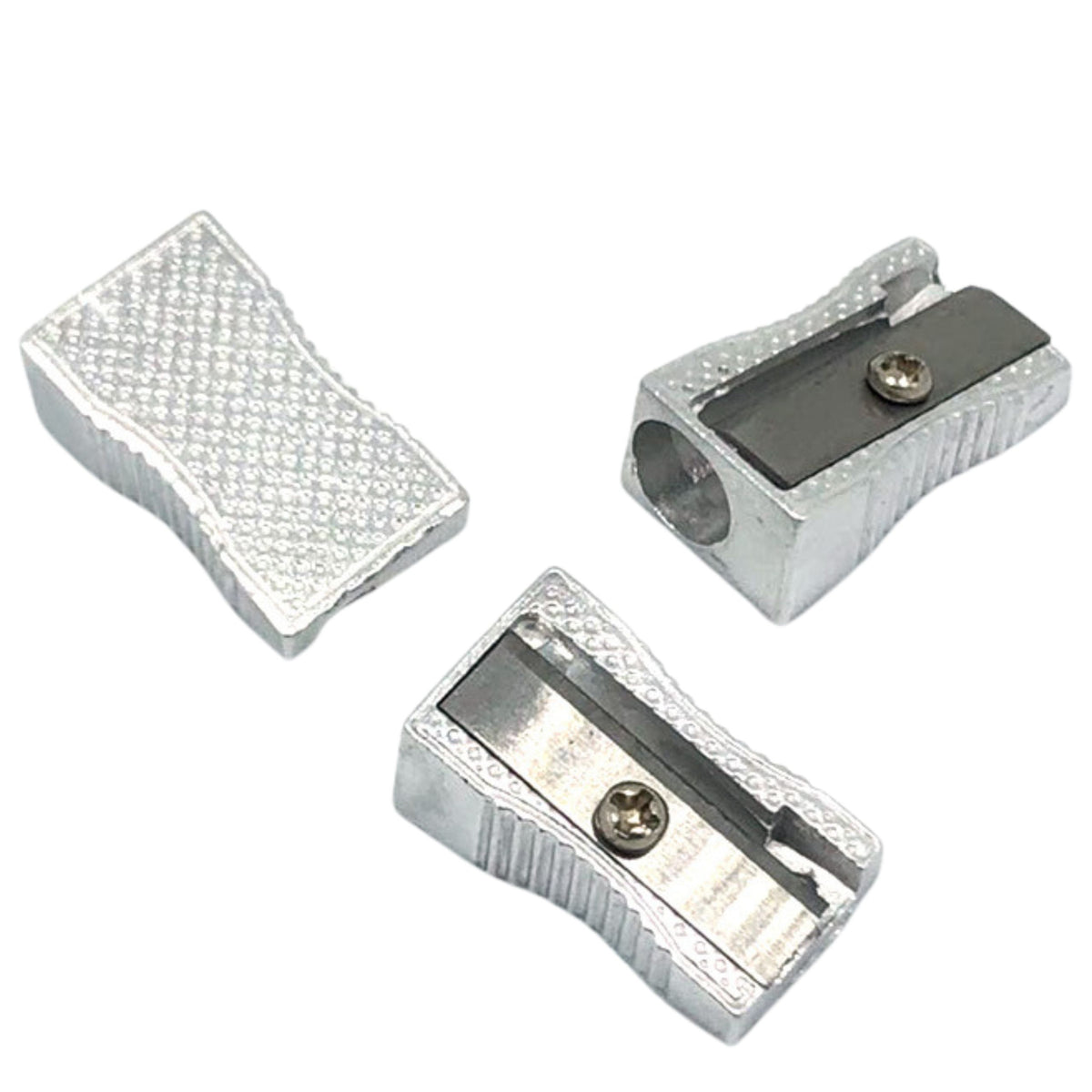 Single Metal Sharpener For Thin Pencils And Crayons