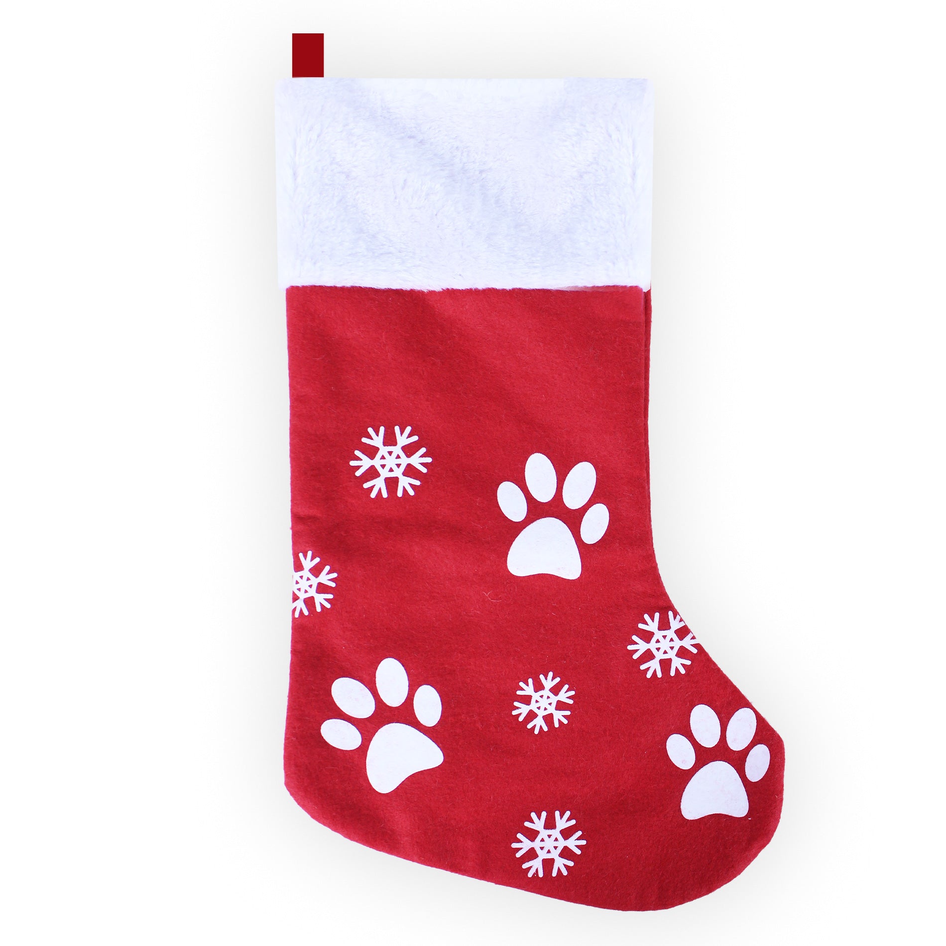 Rode Kerstsok Met Print