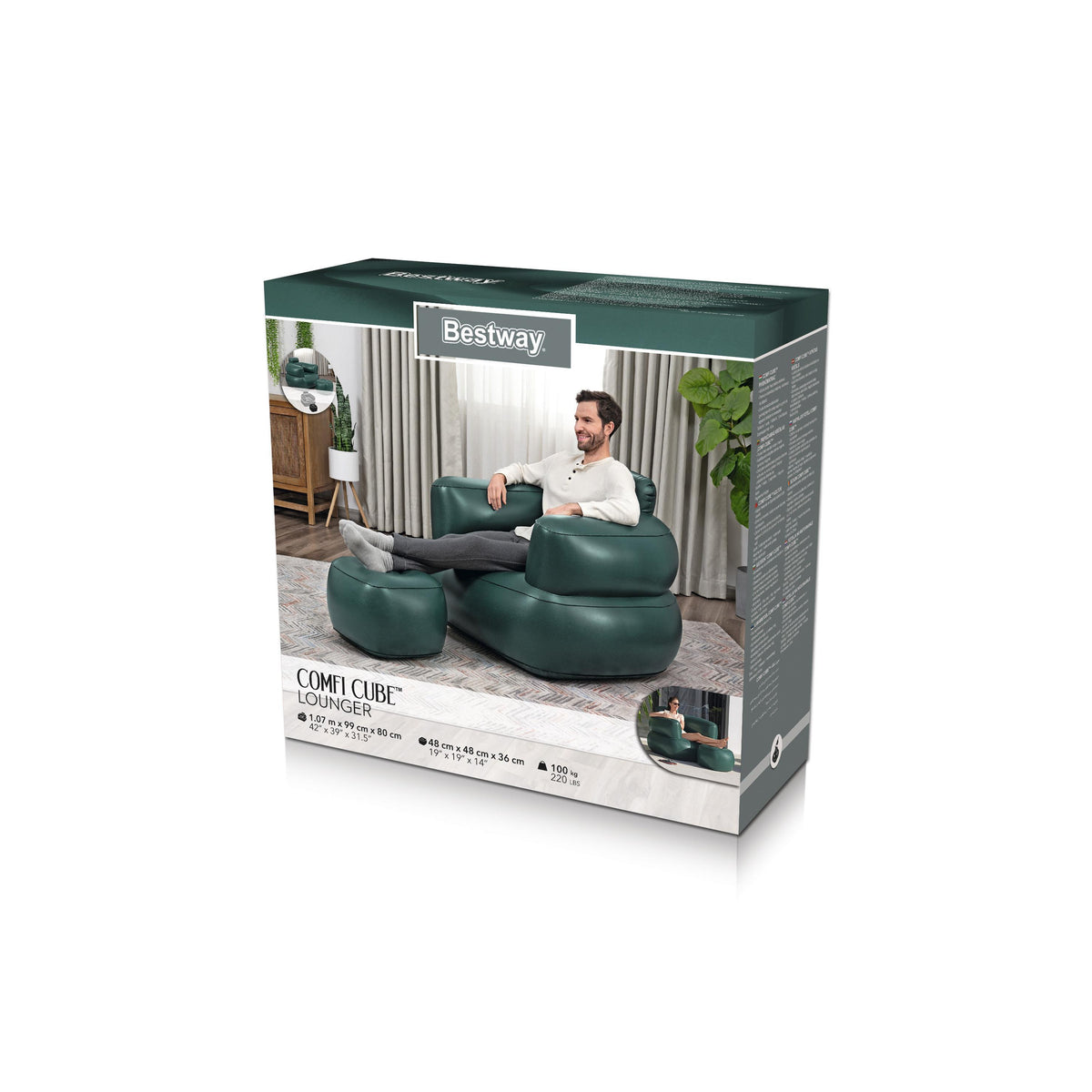 Inflatable Dark Chair Bestway 75137