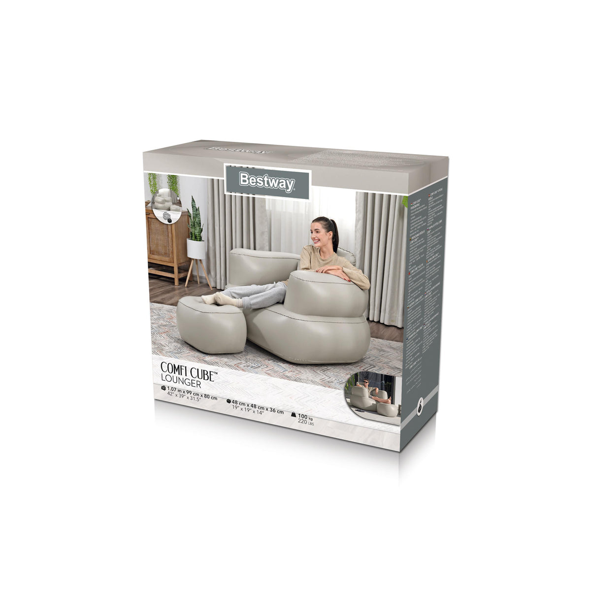 Inflatable Light Chair Bestway 75137