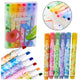 Highlighters In Pen Fruit Stamps Colored Scented 6 Pcs