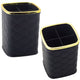 Brush Organizer Four Compartments Black 12 X 9.5cm