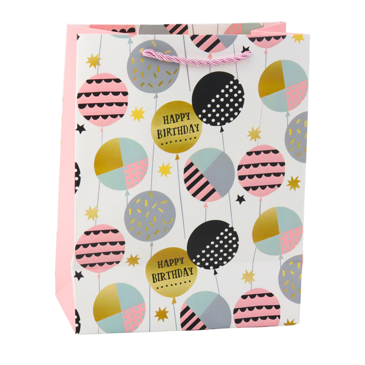 Busta regalo in carta con motivi di compleanno 23 X 18 X 10,5 cm