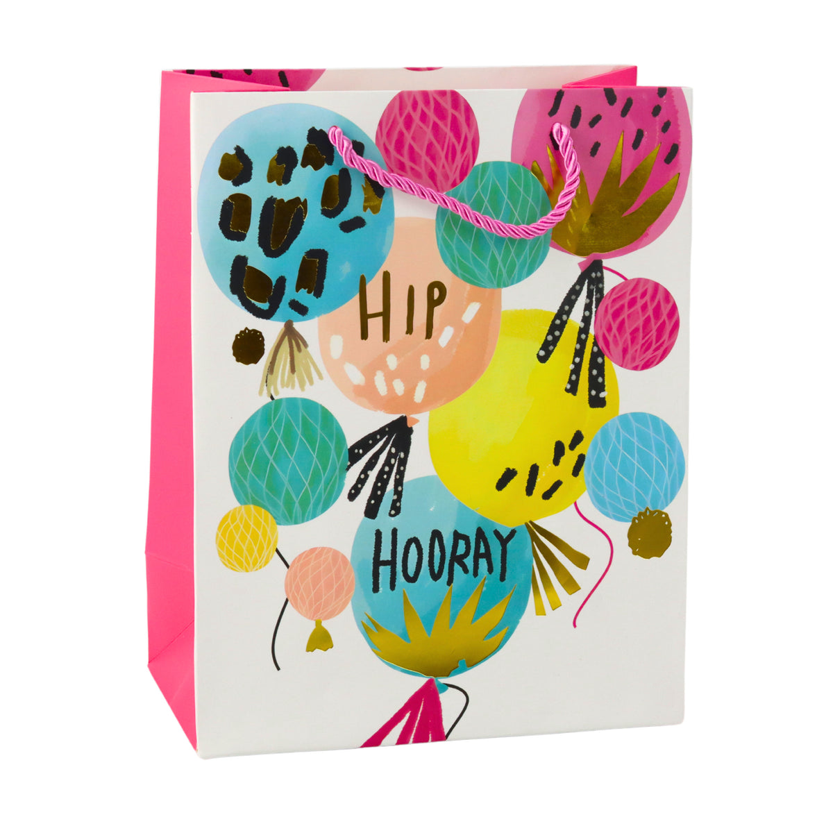 Busta regalo in carta con motivi di compleanno 23 X 18 X 10,5 cm