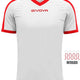 Спортна тениска Givova Revolution White-red White 2xl
