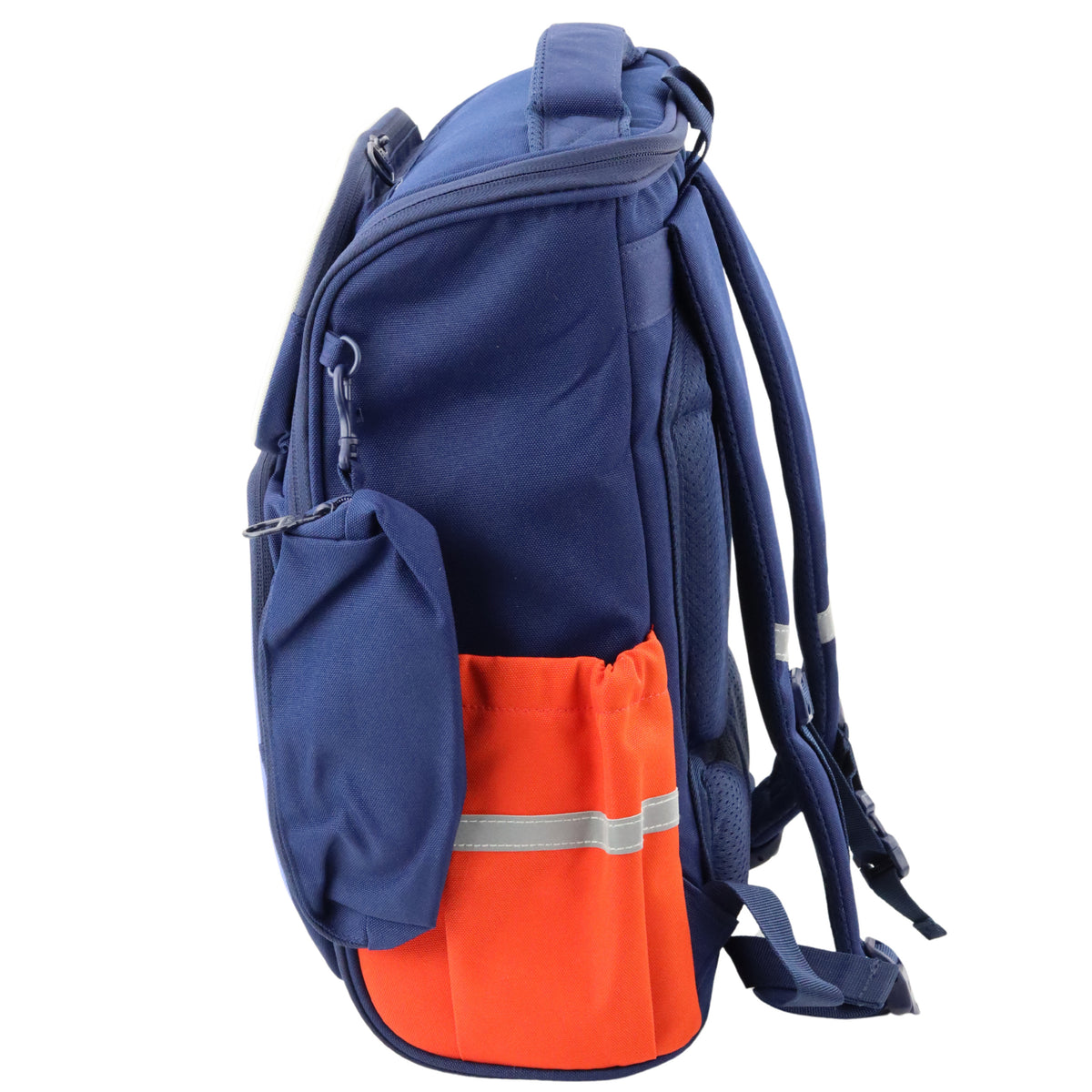 Mochila Escolar Com Alça Peitoral Dinossauro Azul Marinho 22l
