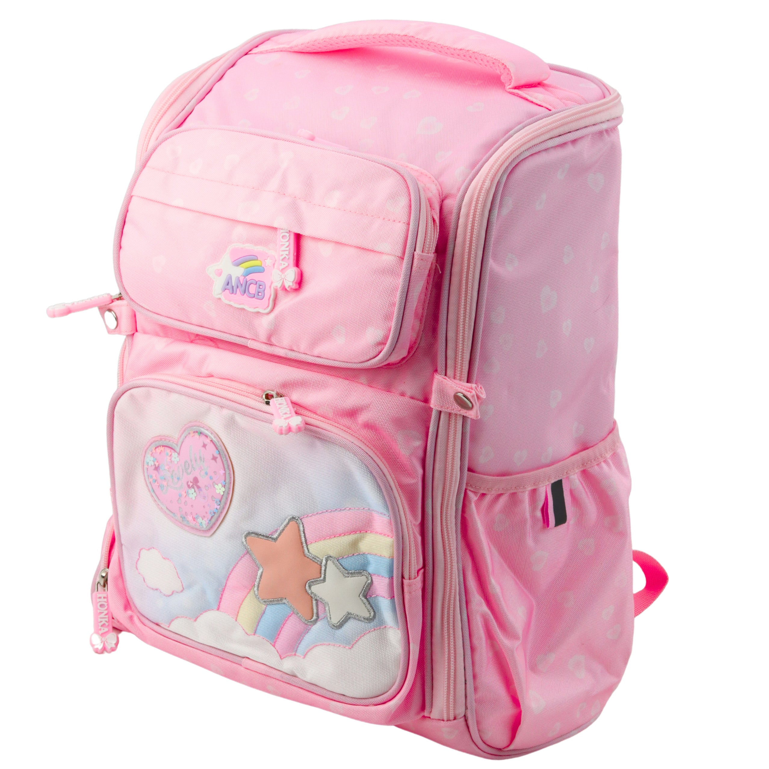 Unicorn School Backpack Chest Strap Pink 20l