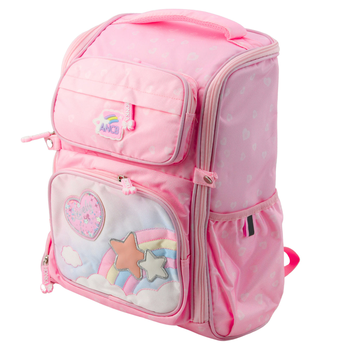 Unicorn School Backpack Chest Strap Pink 20l