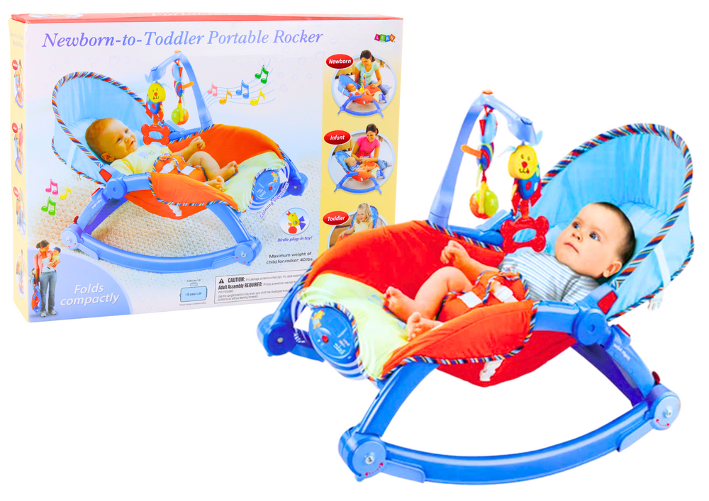 Sedia a dondolo per neonati e bambini colorati